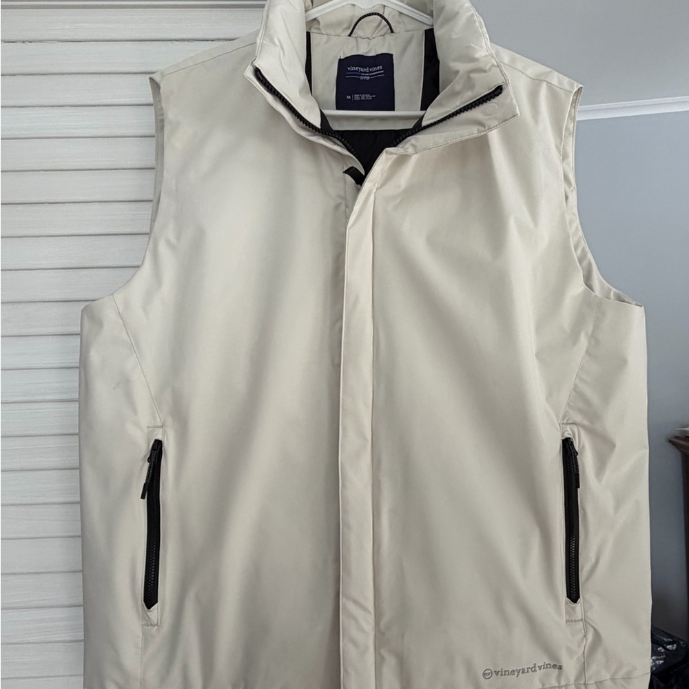 Vineyard Vines Men's Cream Vest EUC